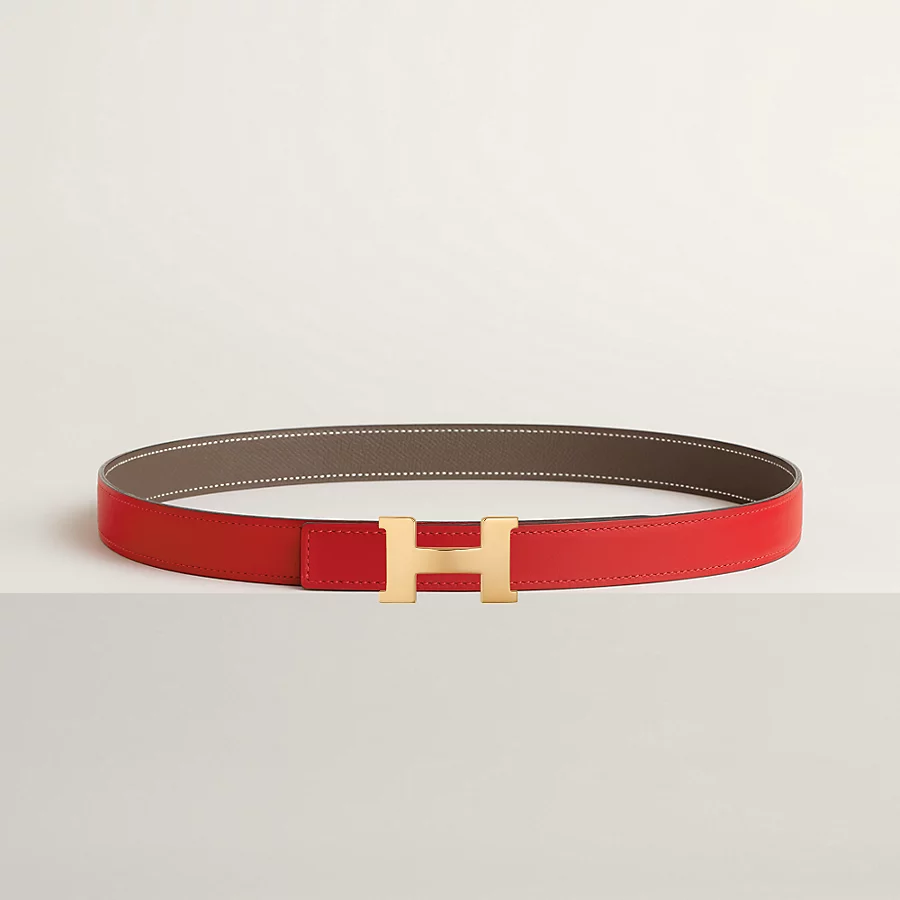 Mini Constance belt buckle & Reversible leather strap 24 mm - Image 1